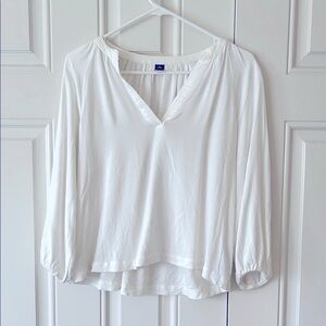 Old Navy Women's blouse XS petite extra small 3/4 length sleeves